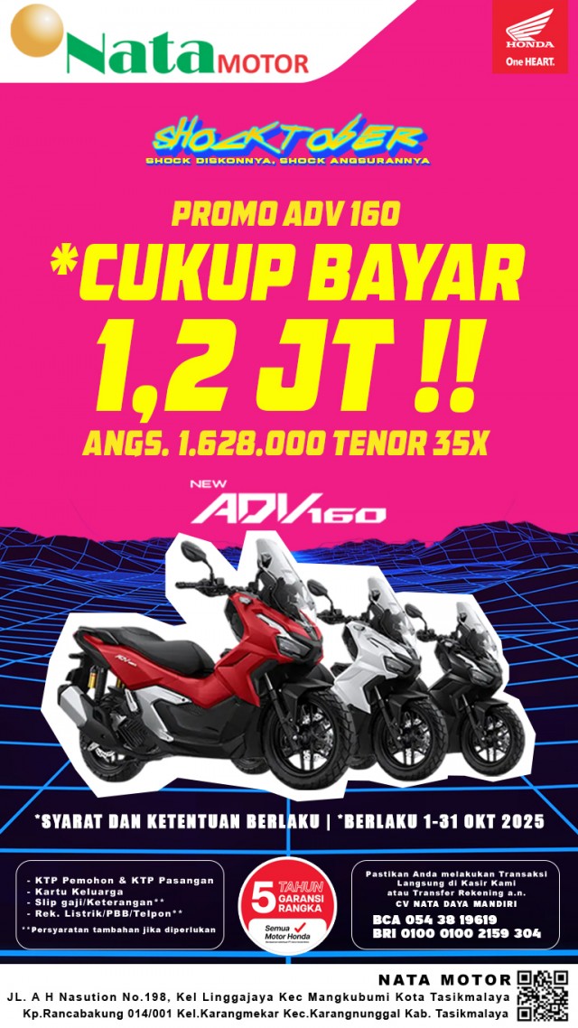 SHOCKTOBER : Promo ADV DP 1,2 JT !